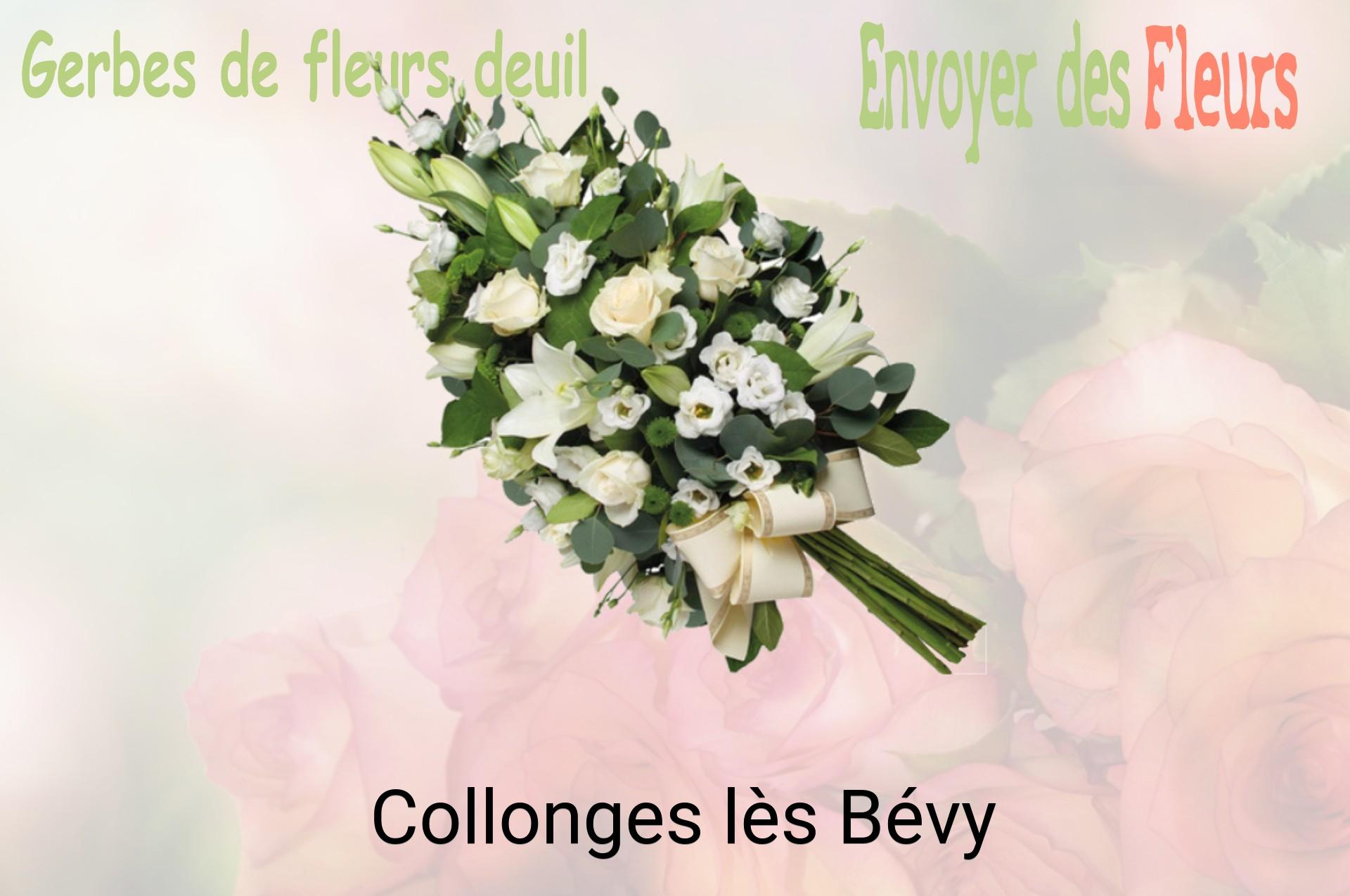 Gerbe de fleurs de deuil livrée à Collonges-lès-Bévy